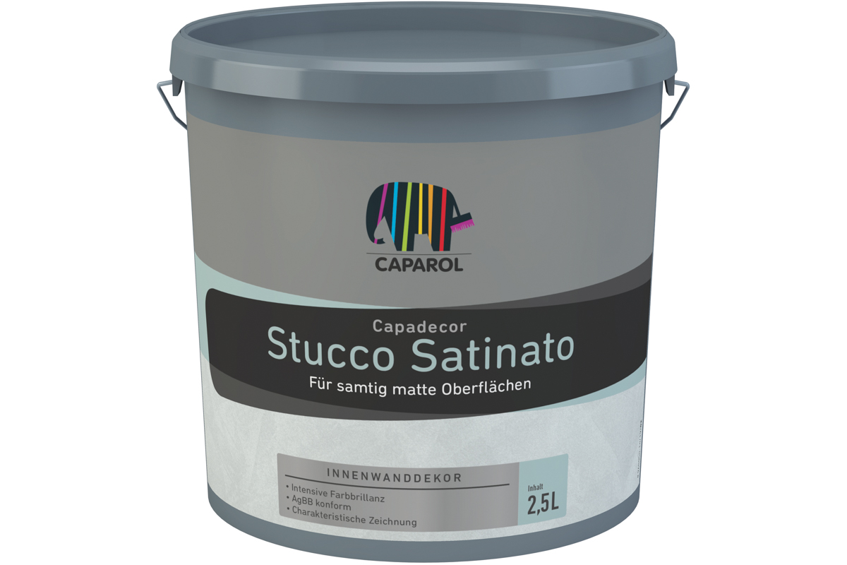 Capamix Stucco Satinato FTZ B 5,0 lt Capadecor HBW < 40